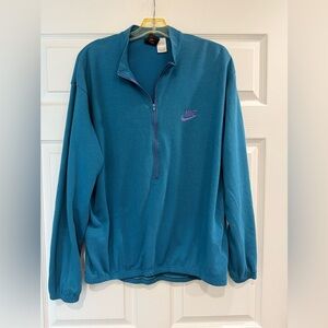 Vintage Nike ACG Pullover Sweatshirt Men’s XL  Blue Purple Half Zip 90s 80s Y2K